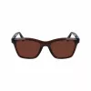 FERRAGAMO SF2001S-232 Unisex Sunglasses Havana Brown Square Acetate Frame Brown Lens 54/20/145 mm
