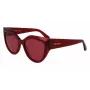 FERRAGAMO SF2004S-618 Women's Butterfly Sunglasses Havana Acetate Brown Gradient Lens 53/18/140 mm