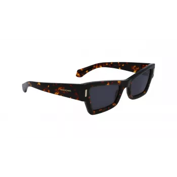 FERRAGAMO SF2006S-242 Women's Sunglasses Havana Acetate Butterfly 53mm