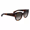 FERRAGAMO SF2007S-240 Women's Cat Eye Sunglasses Havana Brown Gradient 51mm