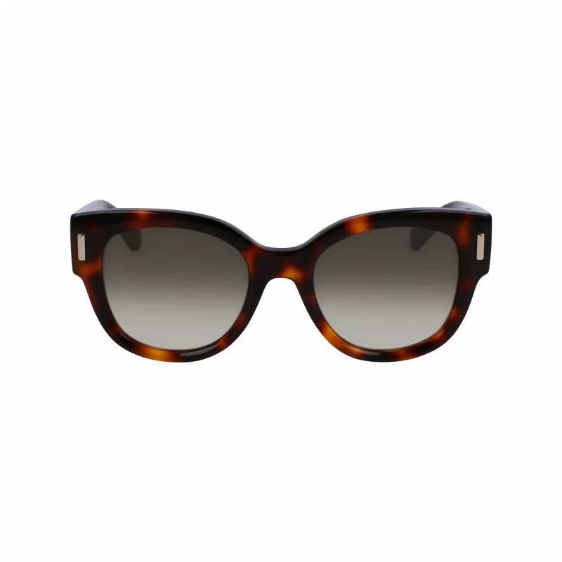 FERRAGAMO SF2007S-240 Women's Cat Eye Sunglasses Havana Brown Gradient 51mm