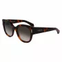 FERRAGAMO SF2007S-240 Women's Cat Eye Sunglasses Havana Brown Gradient 51mm