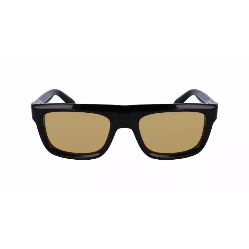 FERRAGAMO SF2009S-011 Men's Sunglasses - Black Frame, Grey Lens, 56/21/145 mm