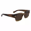 Ferragamo SF2010S-319 Sunglasses Men Green Havana Square Acetate 52mm