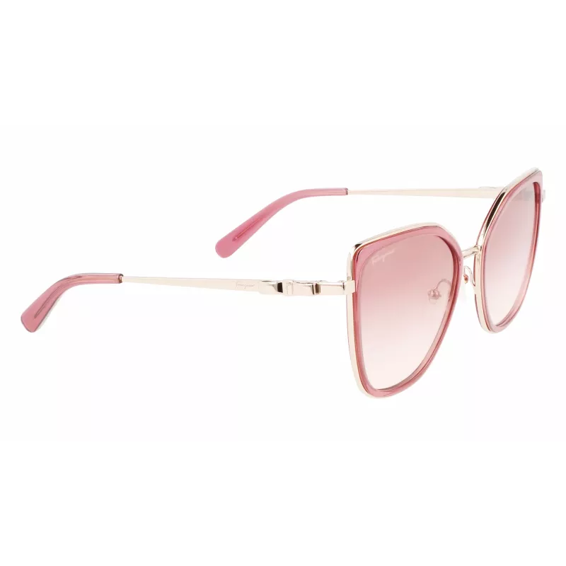 FERRAGAMO SF293S-774 Women's Sunglasses Havana Acetate Frame Brown Gradient Lens 54/19/140 mm