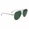 FERRAGAMO SF308S-44 Men's Rectangular Sunglasses - Brown Havana Acetate Frame, Grey Polycarbonate Lenses, UV400 Protection