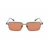 Ferragamo SF309S5715017 Men's Sunglasses - Black Acetate Frame, Grey Polycarbonate Lenses, 57mm