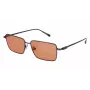 Ferragamo SF309S5715017 Men's Sunglasses - Black Acetate Frame, Grey Polycarbonate Lenses, 57mm