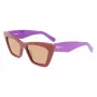 FERRAGAMO SF929S-209 Women's Sunglasses Havana Butterfly Acetate Brown Gradient 55/17/145 mm