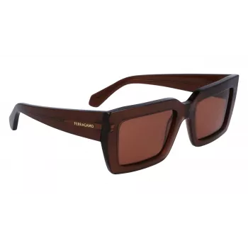 FERRAGAMO Women's Sunglasses SF1108S542123 Brown Havana 54/21/140 mm