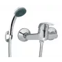 FERRO ELBA BEL77 Thermostatic Mixer Shower Set with Adjustable Riser Rail, Polished Chrome