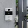 FIBARO MyBell Outdoor Video Doorbell (MBIP1BSTAT) - Black, 1080p, PoE, Wi-Fi, IP54