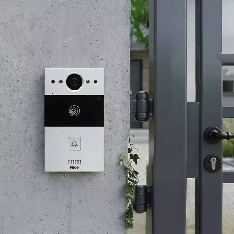 FIBARO MyBell Outdoor Video Doorbell (MBIP1BSTAT) - Black, 1080p, PoE, Wi-Fi, IP54
