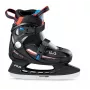 FILA J-One Ice HR Adjustable Ice Hockey Skates - Black/Red/Blue - EU 26-30