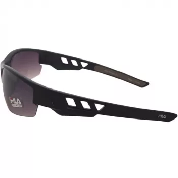 FILA SF215-71PC1 Men's Sunglasses - Black Frame, Grey Lens, UV400 Protection