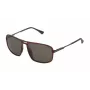 FILA SF9329-587F7P Men's Polarized Sunglasses - Black Frame Grey Lens 58/15/140 mm