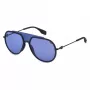 FILA SFI084-58530Y Men's Rectangular Sunglasses - Black Frame Grey Lens 58/16/140 mm UV400
