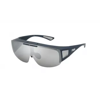FILA SFI126-996QSP Men's Sport Sunglasses - Black Frame, UV400 Protection
