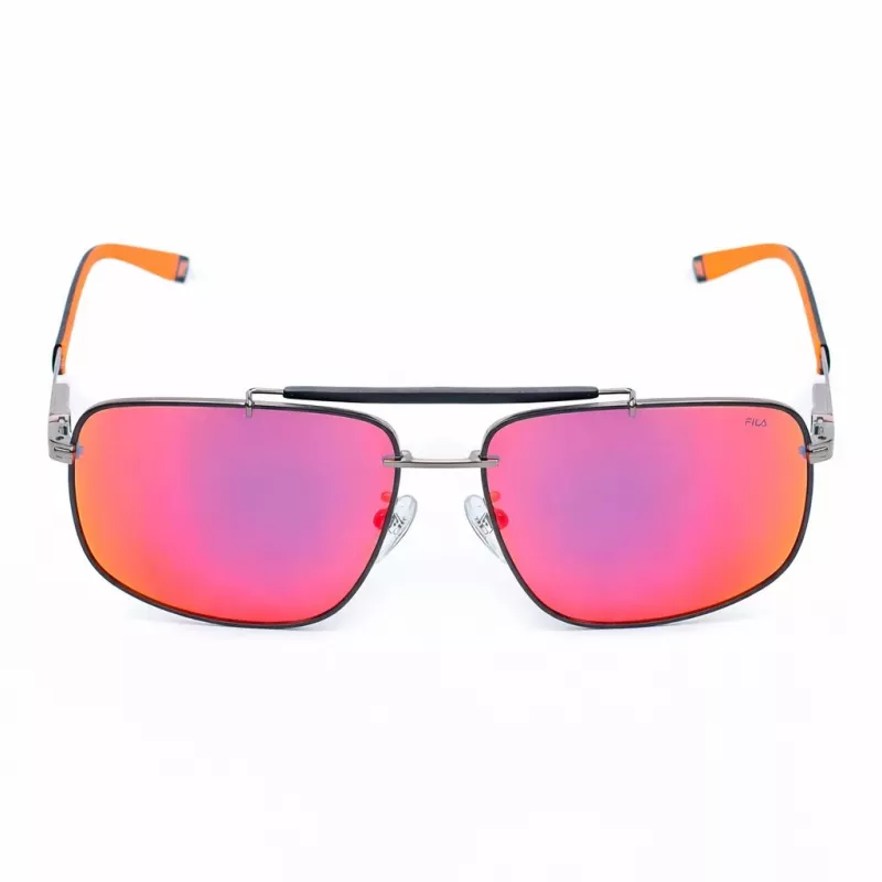 FILA SFI210V60K56R Men's Sunglasses - Black Frame Grey Lens 61mm