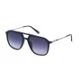FILA SFI215-560821 Men's Rectangular Sunglasses - Black Frame, Grey Lens, UV400 Protection