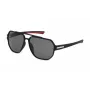 FILA SFI301-60U28P Men's Polarized Sunglasses, Black/Grey, 60/14/140 mm