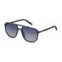 FILA SFI31257BL1P Men's Polarized Sunglasses - Rectangle Black Frame Smoke Grey Lens 57mm