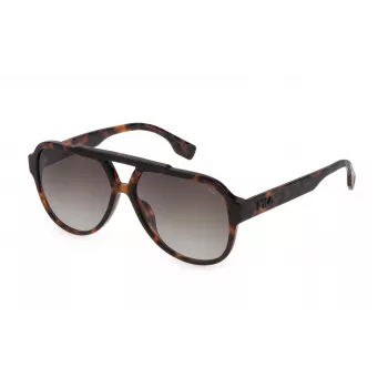 FILA SFI459V590C10 Unisex Sunglasses - Black Frame Grey Lens 59mm