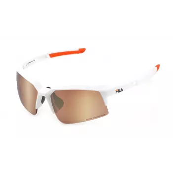 FILA SFI515-675WWX Unisex Sunglasses - Black Frame, Grey Lens, UV400 Protection