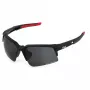 FILA SFI515 Unisex Sunglasses Matte Black Smoke Grey 67mm