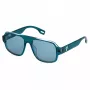 FILA SFI528-56U28P Unisex Sunglasses - Black Frame, Grey Polarized Lenses, UV400 Protection
