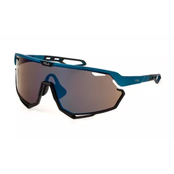 FILA SFI721 Unisex Sunglasses - Black Frame Grey Lens 99mm Lens Width