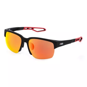 FILA SFIA06-60U28R Men's Rectangle Sunglasses with UV400 Protection