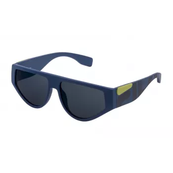 FILA Unisex Sunglasses SF936457U43B - Matte Black Frame, Smoke Lens, UV400 Protection