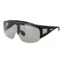 FILA Unisex Sunglasses SFI126-99U28F Shield Style Black Frame Smoke Lens UV400