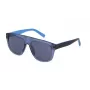 FILA Unisex Sunglasses SFI220-540T31 - Rectangular Black Frame, Smoke Lenses, UV400 Protection