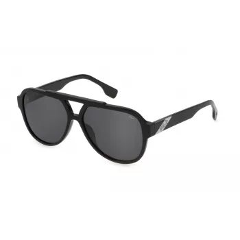 FILA Unisex Sunglasses SFI459-590700 Black Smoke 59mm