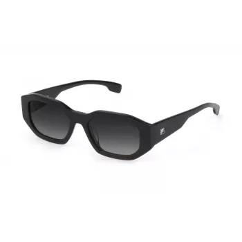 FILA Women's Sunglasses SFI315V54700F - Rectangular Plastic Frame, UV400 Protection