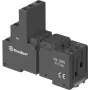 Finder 94.03.0 Black Screw Socket for 55.33/55.34 & 85.33/85.34 Relays, 3-Pole, 10A 250V, DIN/Panel Mount