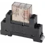 Finder 95.65M Relay Socket with Retaining Clip for 65 Series Relays, 3-Pole, 10 A, 250 V AC, Screw Terminals, DIN Rail/Panel Mount