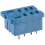 Finder 96.14 PCB Mount Socket for 56.34 Relay, 14-Pin, 10A, 250V, Black