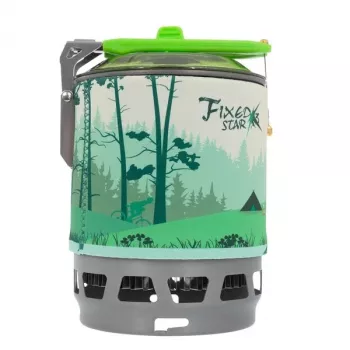 Fire-Maple FMS-X3 All-in-One Camping Stove Cooking System with 1L Pot and Piezo Ignition