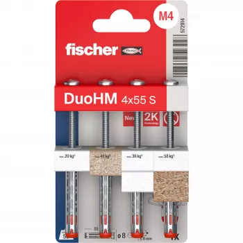 Fischer DuoHM 4x55 S PH TX Hollow Wall Anchor 55 mm 4 Pieces 572914