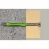 Fischer DUOPOWER Screw and Dowel Set 100 Pieces - 6x30/8x40/10x50 mm - PZ2 - Green