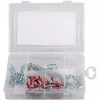 Fischer DUOPOWER Wall Plug & Screw Set 547212 – 20-Piece Kit for Concrete, Brick & Plasterboard