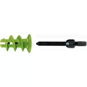 FISCHER GK GREEN Self-Drilling Drywall Anchor, Green, 90-Piece Pack