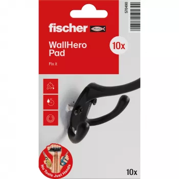 fischer NTJH Repair Fleece 100x100 mm, 10-Pack – High Tear-Resistant Reinforcement Fabric for Crack Repair 570490