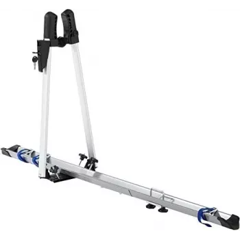 Fischer Xtreme Roof Bike Carrier for 1 Bicycle – 15 kg Load, Aluminium Arm, Lockable, TÜV/GS (18093)