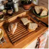 Fiskars 1059230 Rectangular Bamboo Cutting Board 35 x 25 cm