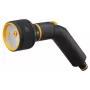 FISKARS Multi-Spray Gun 3-Pattern Watering Nozzle with SoftGrip™, Black/Orange