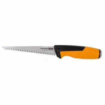 Fiskars Power Tooth™ Serrated Garden Hand Saw with Protective Sheath, 7 TPI, 160 mm Blade